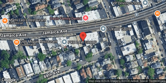 Aerial map of 106-02 JAMAICA AVENUE, Queens