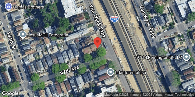 Aerial map of 13431 97 AVENUE, Queens
