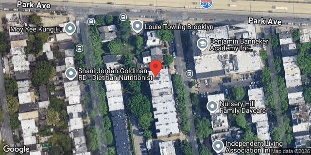 Aerial map of 78 CLINTON AVENUE, Brooklyn