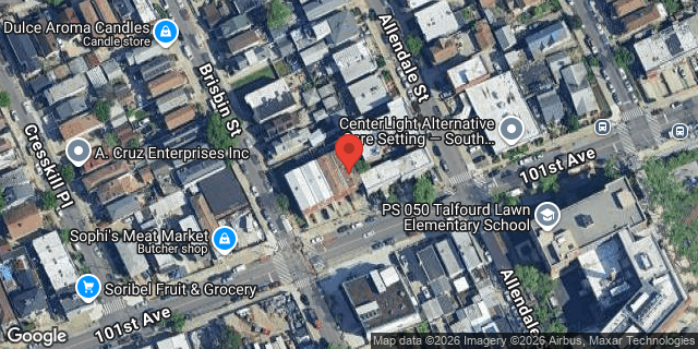 Aerial map of 143-09 101 AVENUE, Queens