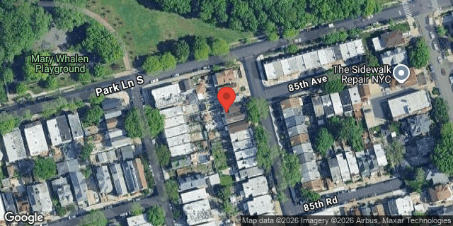 Aerial map of 85-10 80 STREET, Queens