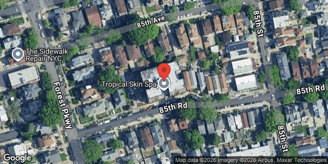 Aerial map of 84-23 85 ROAD, Queens