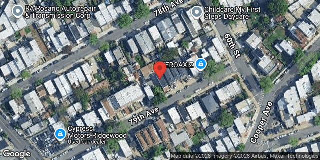 Aerial map of 58-41 79 AVENUE, Queens