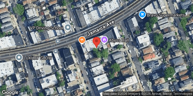 Aerial map of 108-08 JAMAICA AVENUE, Queens