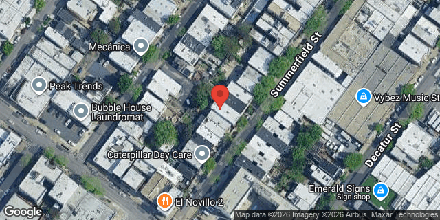 Aerial map of 1627 SUMMERFIELD STREET, Queens