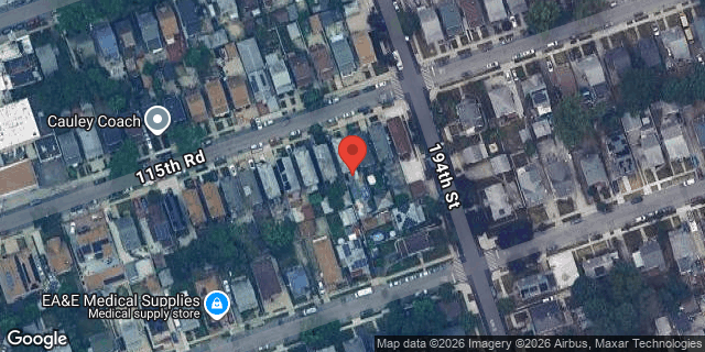 Aerial map of 191-62 115 ROAD, Queens