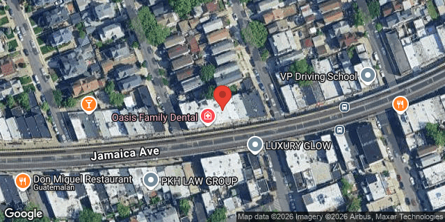 Aerial map of 106-09 JAMAICA AVENUE, Queens