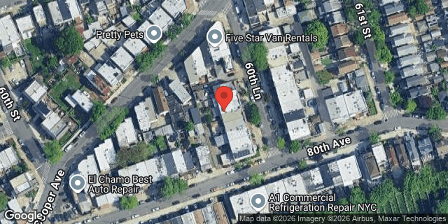 Aerial map of 79-20 60 LANE, Queens