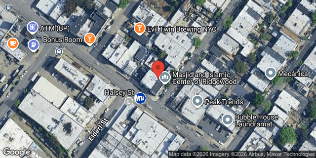 Aerial map of 10-17 WYCKOFF AVENUE, Queens