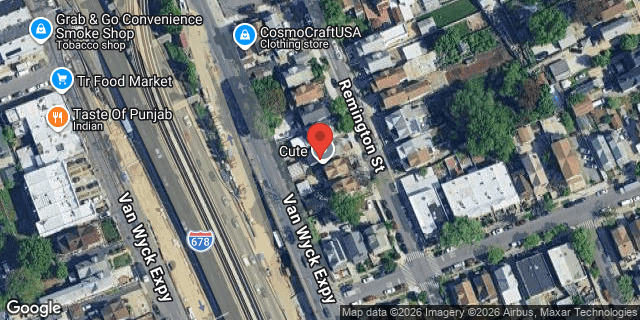 Aerial map of 95-24 REMINGTON STREET, Queens
