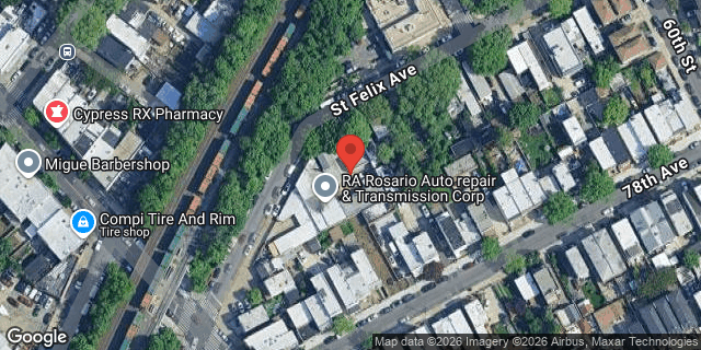 Aerial map of 58-28 ST FELIX AVENUE, Queens