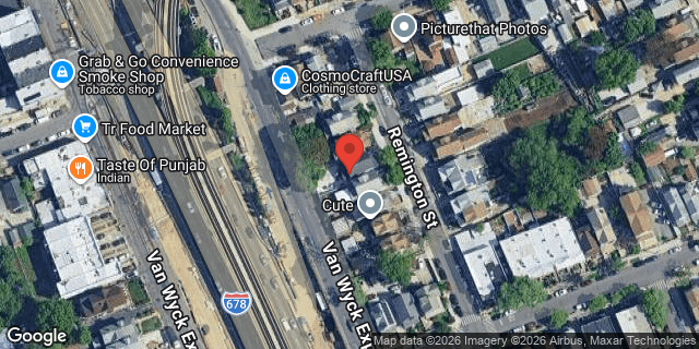 Aerial map of 95-18 REMINGTON STREET, Queens