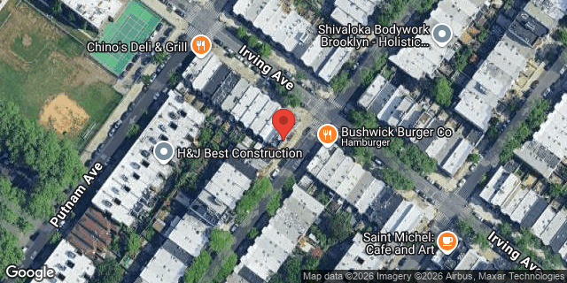 Aerial map of 440 IRVING AVENUE, Brooklyn