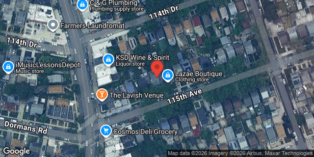 Aerial map of 191-23 115 AVENUE, Queens