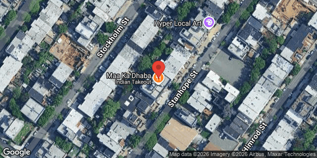 Aerial map of 67 STANHOPE STREET, Brooklyn