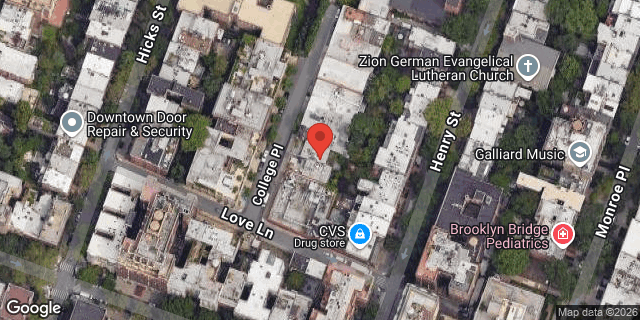 Aerial map of 14 COLLEGE PLACE, Brooklyn