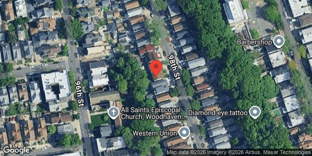 Aerial map of 85-80 98 STREET, Queens