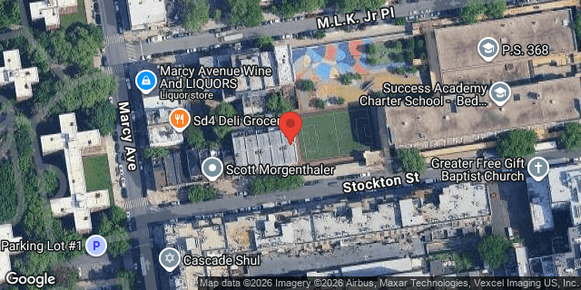 Aerial map of 101 STOCKTON STREET, Brooklyn