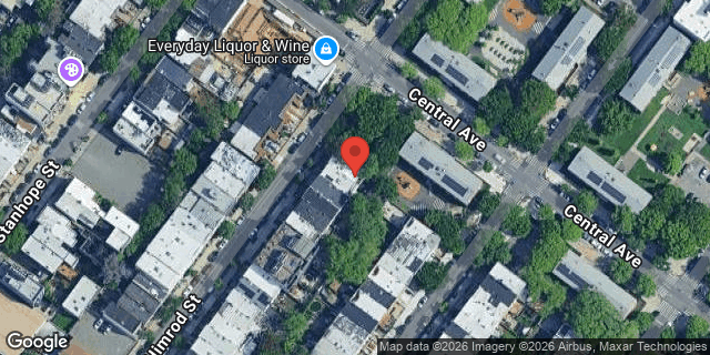Aerial map of 112 HIMROD STREET, Brooklyn