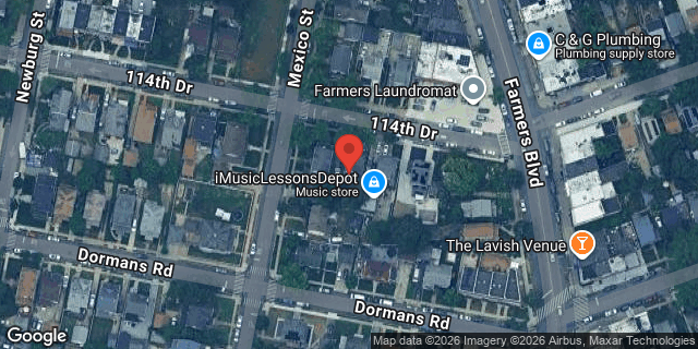 Aerial map of 190-10 114 DRIVE, Queens