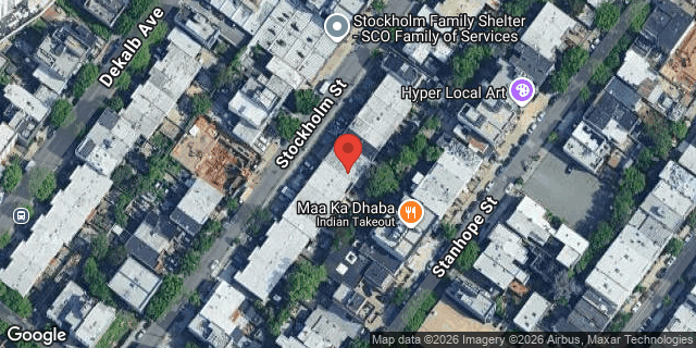 Aerial map of 70 STOCKHOLM STREET, Brooklyn