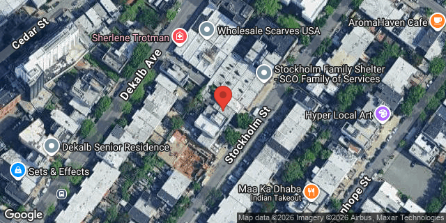 Aerial map of 71 STOCKHOLM STREET, Brooklyn