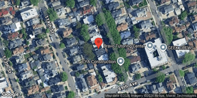 Aerial map of 87-66 115 STREET, Queens