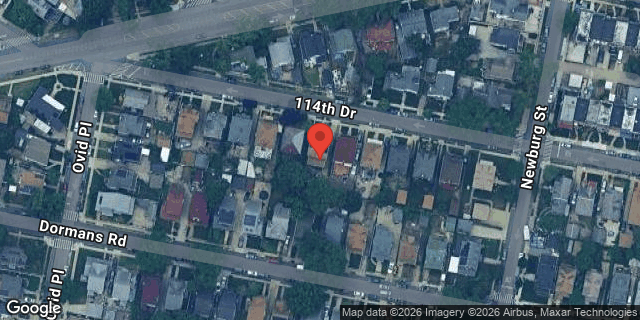 Aerial map of 188-32 114 DRIVE, Queens