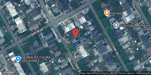 Aerial map of 110-11 174 STREET, Queens