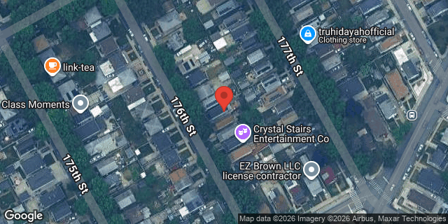 Aerial map of 110-31 176 STREET, Queens