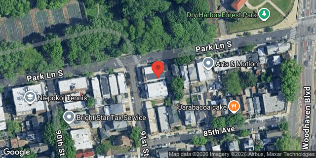 Aerial map of 84-03 91 STREET, Queens