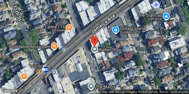 Aerial map of 112-02 JAMAICA AVENUE, Queens