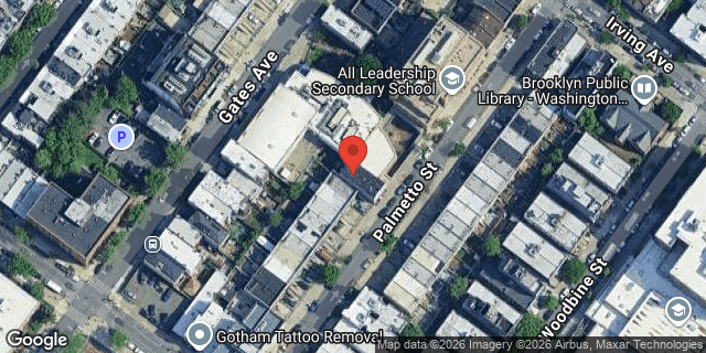Aerial map of 309 PALMETTO STREET, Brooklyn