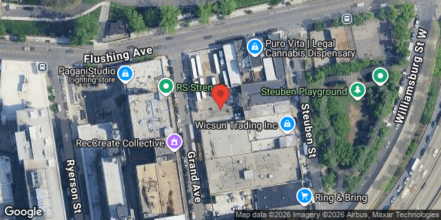 Aerial map of 15 GRAND AVENUE, Brooklyn