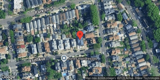 Aerial map of 94-39 85 AVENUE, Queens