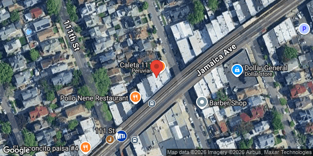 Aerial map of 111-23 JAMAICA AVENUE, Queens