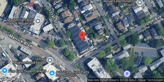 Aerial map of 108-49 171 STREET, Queens