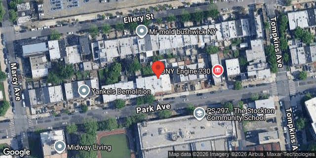 Aerial map of 687 PARK AVENUE, Brooklyn