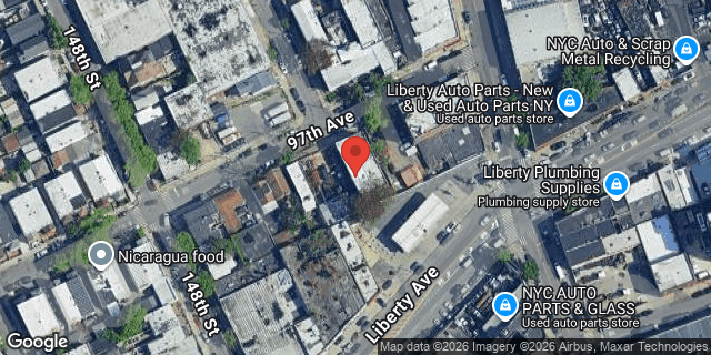 Aerial map of 148-24 97 AVENUE, Queens