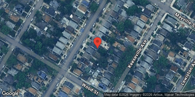 Aerial map of 187-16 MANGIN AVENUE, Queens