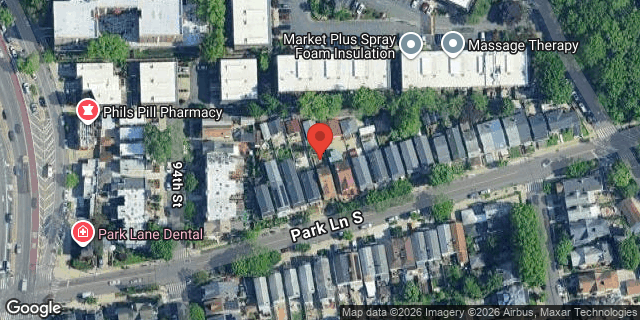 Aerial map of 94-27 PARK LANE SOUTH, Queens