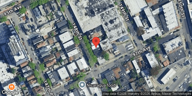 Aerial map of 95-31 148 STREET, Queens