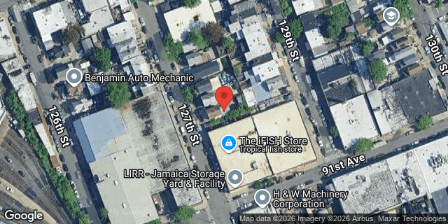 Aerial map of 89-35 127 STREET, Queens