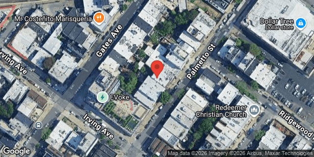 Aerial map of 365 PALMETTO STREET, Brooklyn