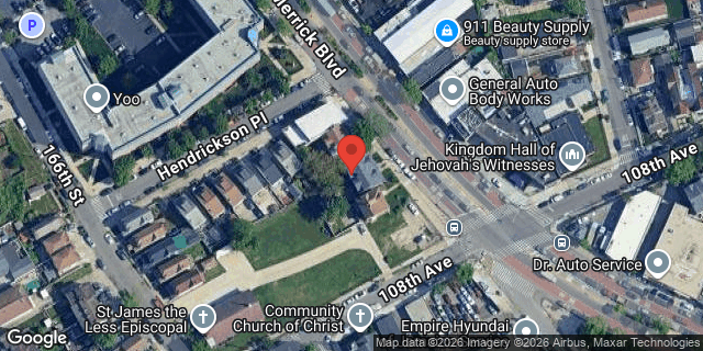 Aerial map of 107-60 MERRICK BOULEVARD, Queens