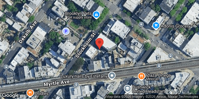Aerial map of 140 STOCKHOLM STREET, Brooklyn