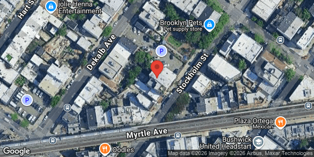 Aerial map of 131 STOCKHOLM STREET, Brooklyn
