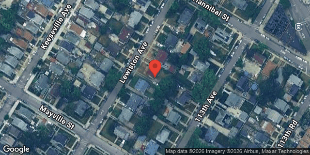 Aerial map of 189-32 LEWISTON AVENUE, Queens