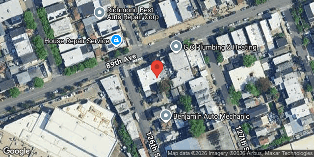 Aerial map of 126-06 89 AVENUE, Queens