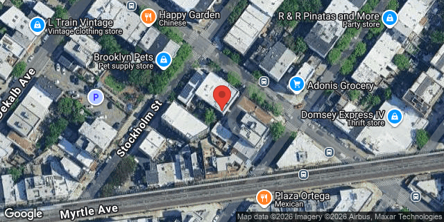 Aerial map of 202 WILSON AVENUE, Brooklyn